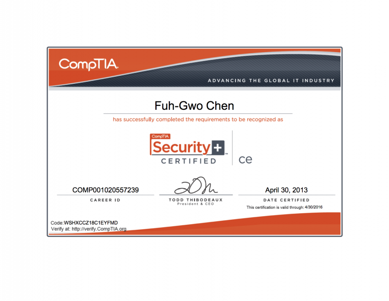 檔案:CompTIA Security+ ce certificate.png